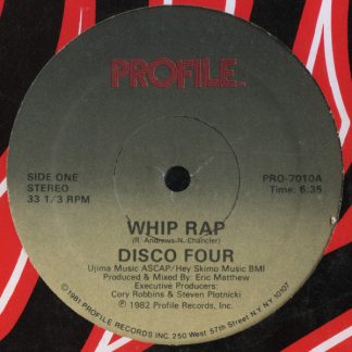 Disco Four ‎– Whip Rap / Let It Whip  12"