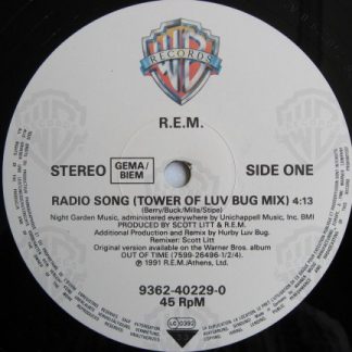 R.E.M. ‎– Radio Song   12"