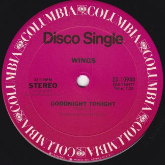 Wings ‎– Goodnight Tonight  12"