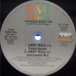 Sheena Easton ‎– Jimmy Mack   12"