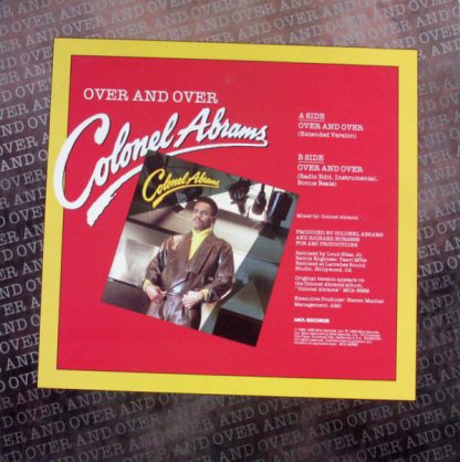 Colonel Abrams ‎– Over And Over   12" - Imagen 2