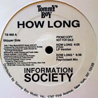 Information Society ‎– How Long   12"