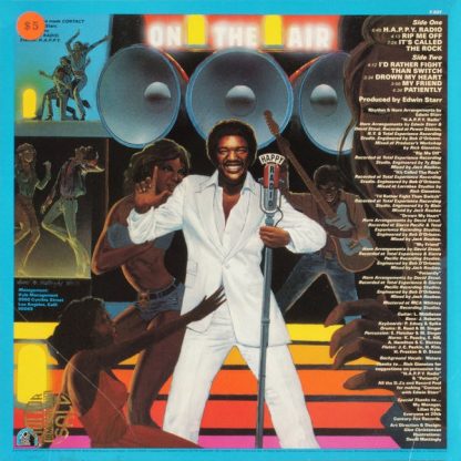 Edwin Starr ‎– H.A.P.P.Y. Radio  LP - Imagen 2