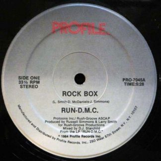Run-D.M.C. ‎– Rock Box  12"