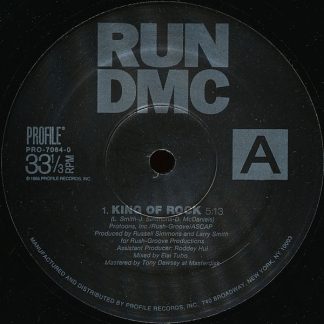 Run-D.M.C. ‎– King Of Rock   12"