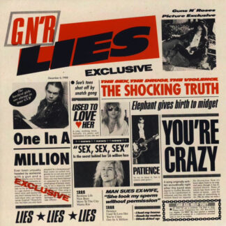 Guns N' Roses ‎– G N' R Lies   CD album