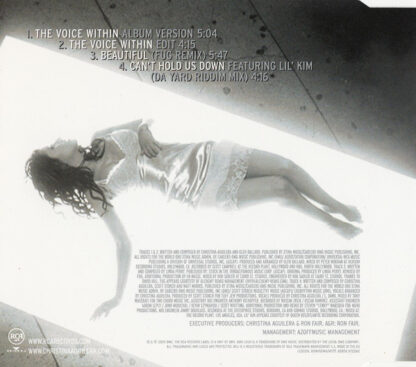 Christina Aguilera ‎– The Voice Within   (cd maxi single 12") - Imagen 2