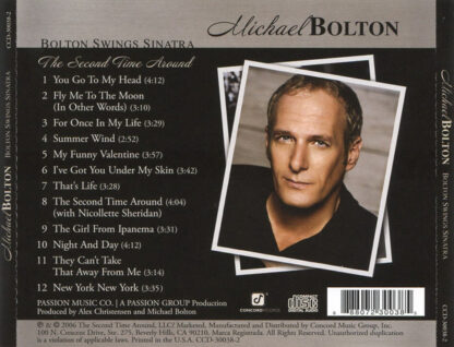 Michael Bolton ‎– Bolton Swings Sinatra   CD album - Imagen 2