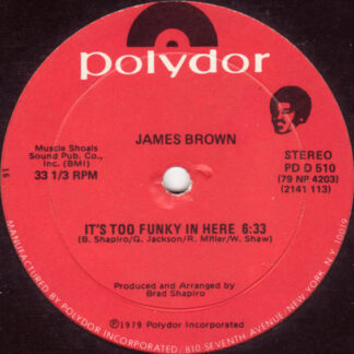 James Brown ‎– It's Too Funky In Here    12"