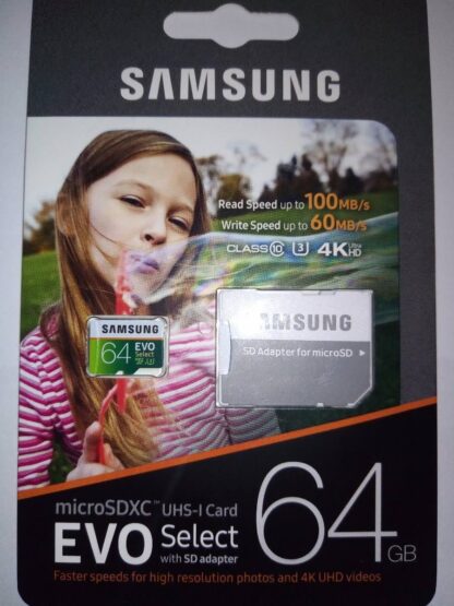 Memoria Micro Sd Samsung 64 Gb U3 4k