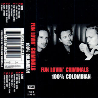 Fun Lovin' Criminals ‎– 100% Colombian   CASSETTE   (nuevo)