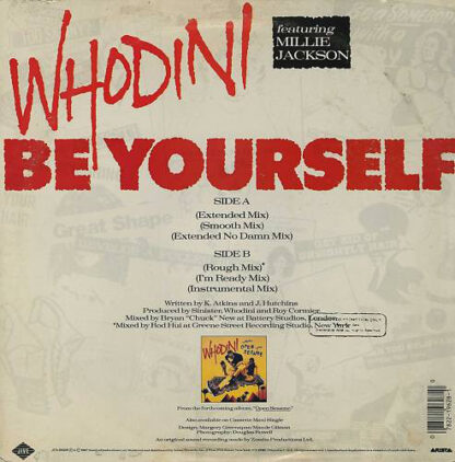 Whodini ‎– Be Yourself     12" - Imagen 2