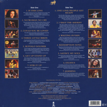 Bob Marley & The Wailers ‎– Legend - The Best Of -  LP   album   (nuevo) - Imagen 2