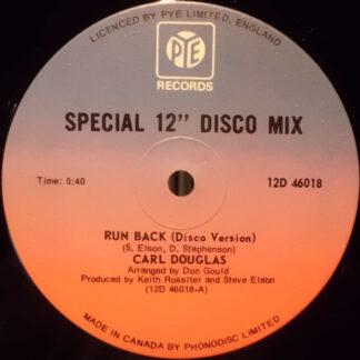 Carl Douglas ‎– Run Back / Runaway Bus    12"