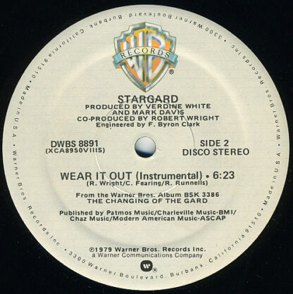 Stargard ‎– Wear It Out     12" - Imagen 2