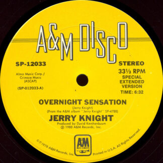 Jerry Knight ‎– Overnight Sensation / Freek Show     12"