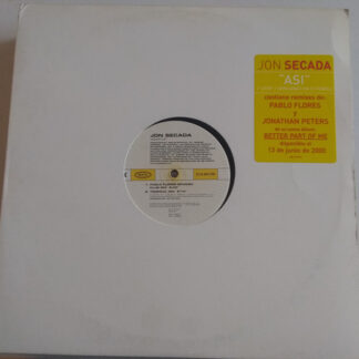 Jon Secada ‎– Asi (Stop Versiones En Español)    12"
