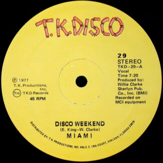 Miami ‎– Disco Weekend / Come Dance With Me     12"