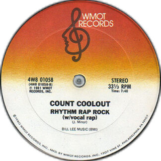 Count Coolout ‎– Rhythm Rap Rock      12"
