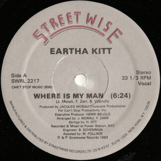Eartha Kitt ‎– Where Is My Man     12"
