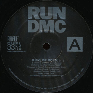 Run-D.M.C. ‎– King Of Rock     12"