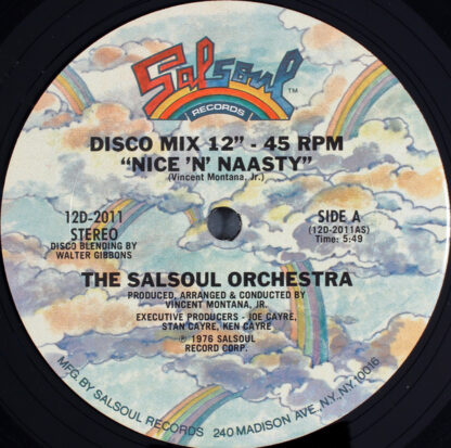 The Salsoul Orchestra ‎– Nice 'N' Naasty     12"