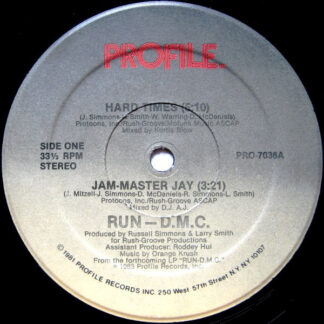 Run-D.M.C. ‎– Hard Times / Jam-Master Jay     12"