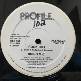 Run-D.M.C. ‎– Rock Box      12"