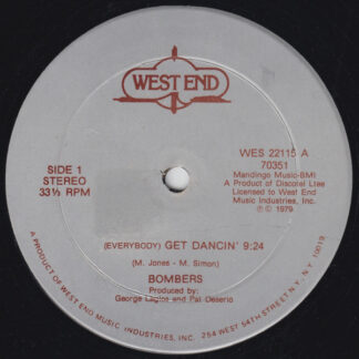 Bombers ‎– (Everybody) Get Dancin'   12"
