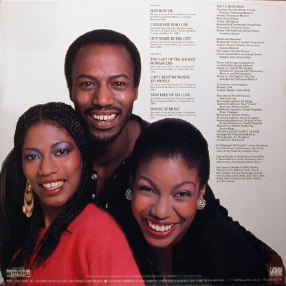 T.S. Monk ‎– House Of Music     LP    album - Imagen 2