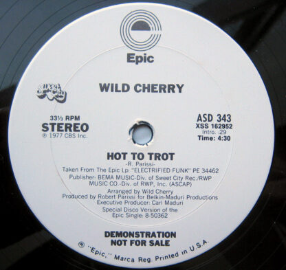 Wild Cherry ‎– Hot To Trot     12"