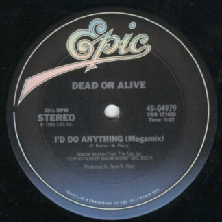 Dead Or Alive ‎– I'd Do Anything (Megamix)    12"