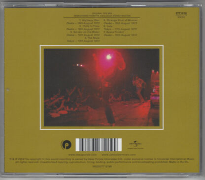 Deep Purple ‎– Made In Japan       CD     album    (  nuevo ) - Imagen 2