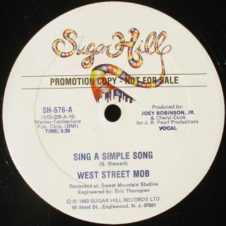 West Street Mob – Sing A Simple Song / Another Muther For Ya     12"