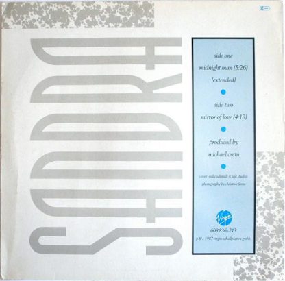 Sandra ‎– Midnight Man     12" - Imagen 2