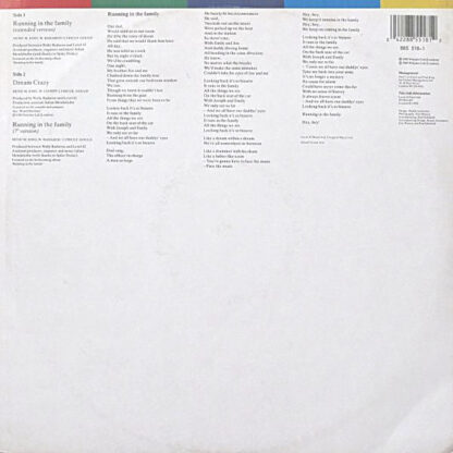 Level 42 – Running In The Family     12" - Imagen 2