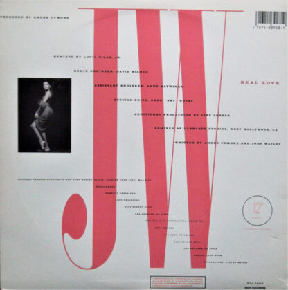 Jody Watley – Real Love    12" - Imagen 2