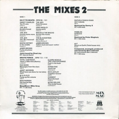 Various – March 88 - Mixes 2     ( the collection ) - Imagen 2