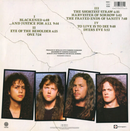 Metallica – ...And Justice For All       2xLP    Album doble - Imagen 2