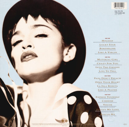 Madonna – The Immaculate Collection     2xLP   Album doble - Imagen 2