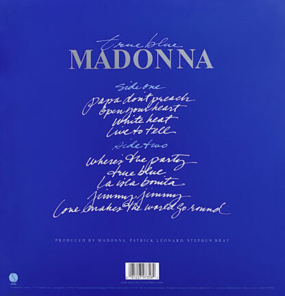 Madonna – True Blue    LP  Album  ( nuevo ) - Imagen 2