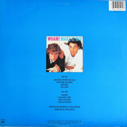 Wham! – Make It Big     LP   Album   ( nuevo ) - Imagen 2