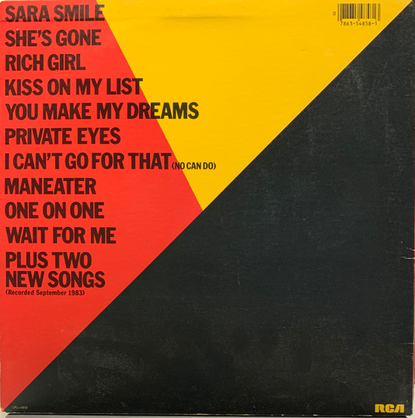 Daryl Hall John Oates – Rock 'N Soul Part 1 LP Album ( nuevo ) - Imagen 2