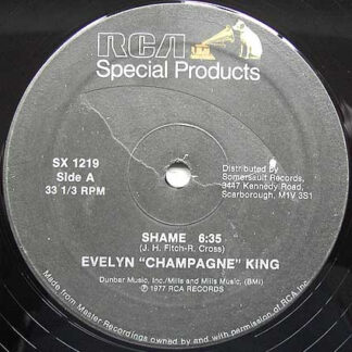 Evelyn "Champagne" King / Vicki Sue Robinson – Shame / Turn The Beat Around   12"  ( epoca )