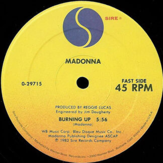 Madonna – Burning Up / Physical Attraction   12"   ( epoca )