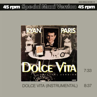 Ryan Paris – Dolce Vita (Original Version)     12"     ( epoca )