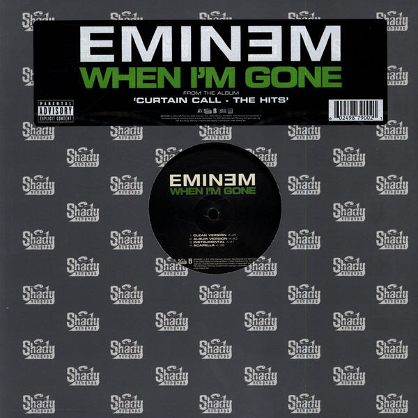 Eminem – When I'm Gone Vinilo, 12", 33 ⅓ RPM ( epoca )
