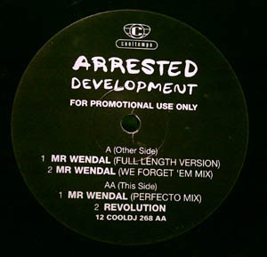 Arrested Development – Mr. Wendal   Vinilo, 12", Promo    ( epoca )