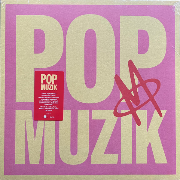 M – Pop Muzik 12", 45 RPM, EP, Limited Edition, Red ( nuevo )