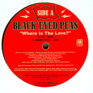 Black Eyed Peas – Where Is The Love?   Vinilo, 12", 33 ⅓ RPM   ( epoca )
